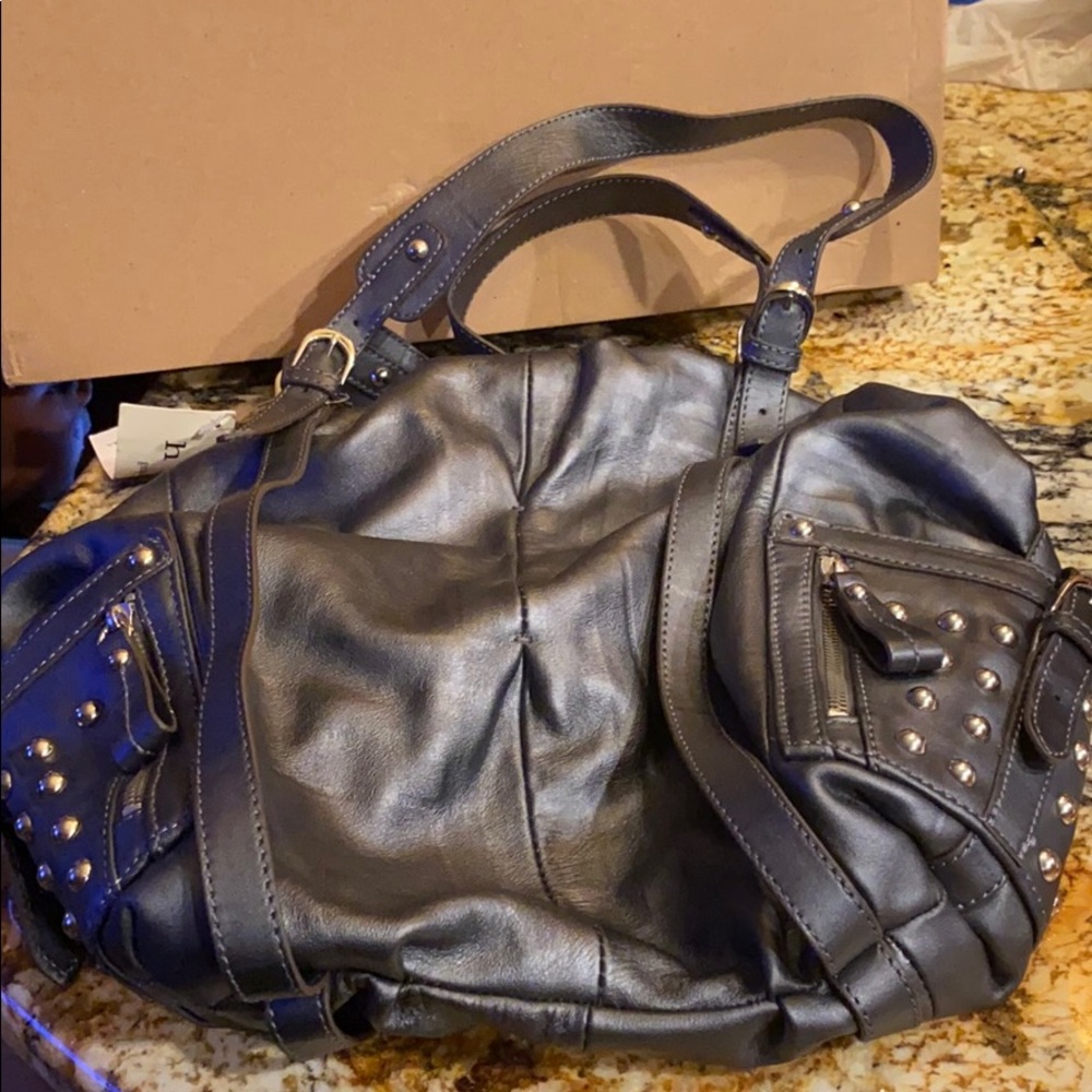 Hype Shoulder Bag with Silver Studs